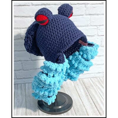 Kraken Hat, Handmade Crochet - image2